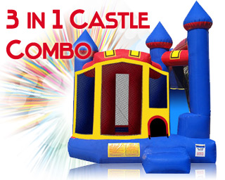 Castle Combo inflatable slide
