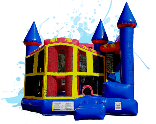 5 in 1 inflatable waterslide combo