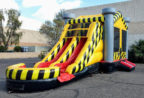 Caution Zone inflatable double combo
