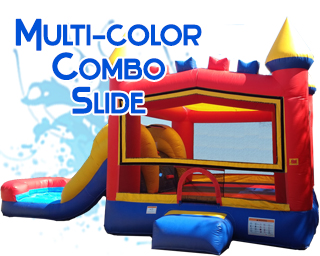 Inflatable Multicolor Combo slide