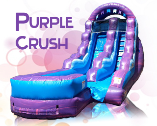 Purple Crush inflatable slide