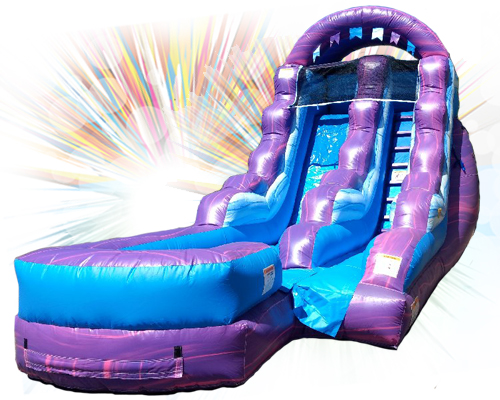 Purple Crush Inflatable slide