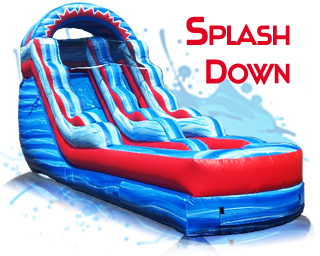 Splash Down inflatable slide