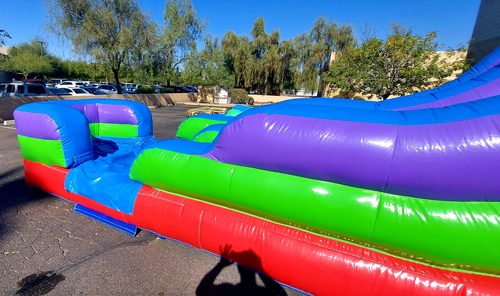 The Fun Splash inflatable waterslide