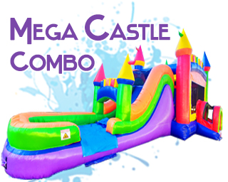 Mega Castle combo waterslide