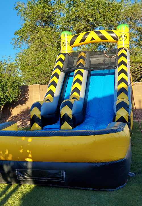 The Meltdown inflatable waterslide