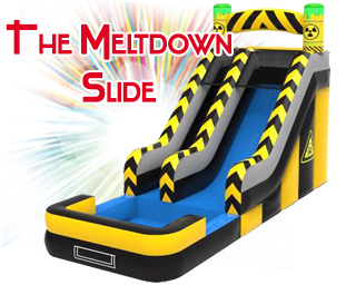 The Meltdown inflatable slide