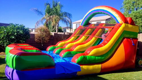 The Rainbow inflatable slide