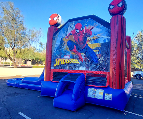 Spiderman Slide Combo bouncer slide