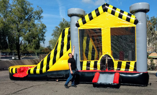 Caution Zone inflatable double combo