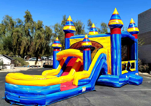 Double Inflatable Waterslide