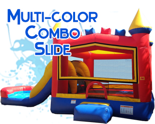 Multi-color waterslide combo