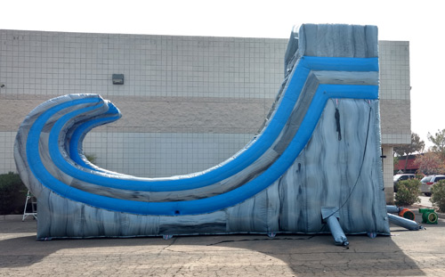 Riptide slide inflatable slide