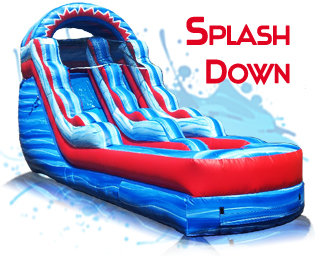 Splash Down inflatable waterslide