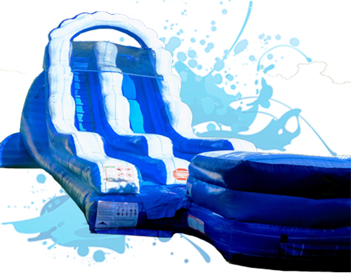 SuperSplash Inflatable Waterslide Combo