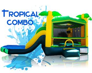 tropical combo waterslide