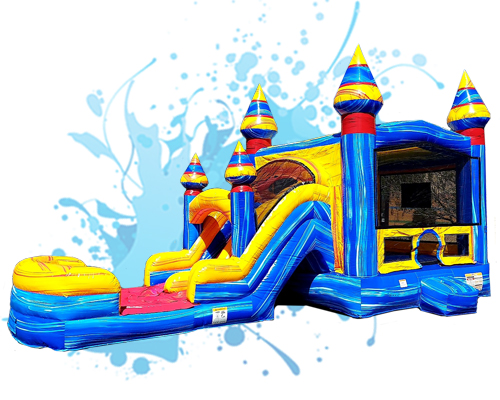 Double Inflatable Waterslide