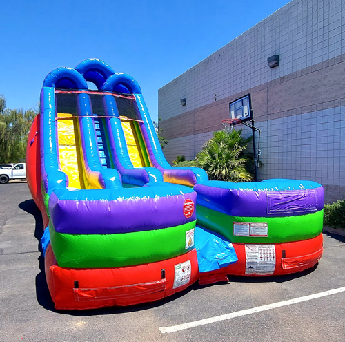 double splash water slide