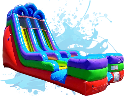 double splash water slide