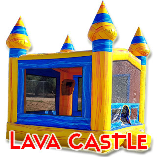 Lava Castle Bouncy House
