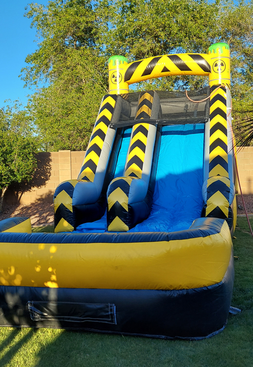 The Meltdown inflatable slide