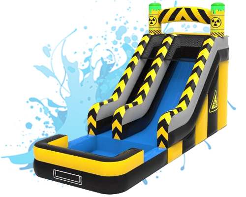 The Meltdown inflatable waterslide