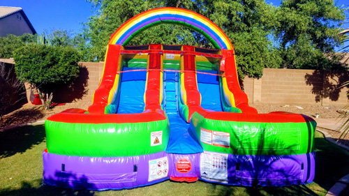 The Rainbow inflatable slide