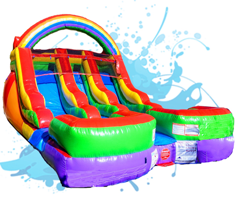 The Rainbow inflatable waterslide