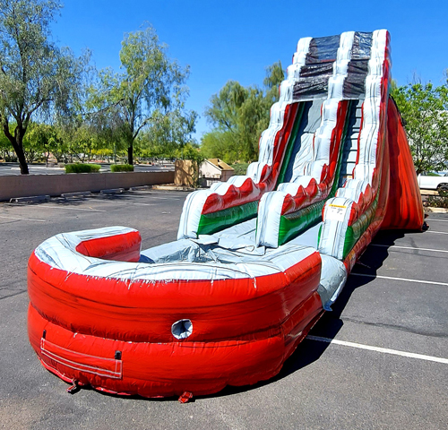 Volcano Falls slide